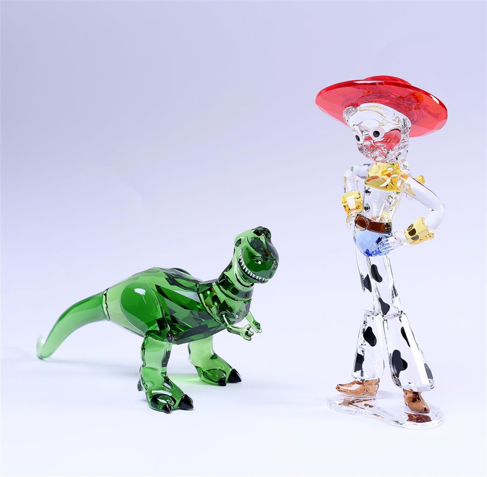Swarovski, Toy story Rex and Jessie, 5492734 & 5492686. Year of release 2020. In original box. - Image 5 of 6