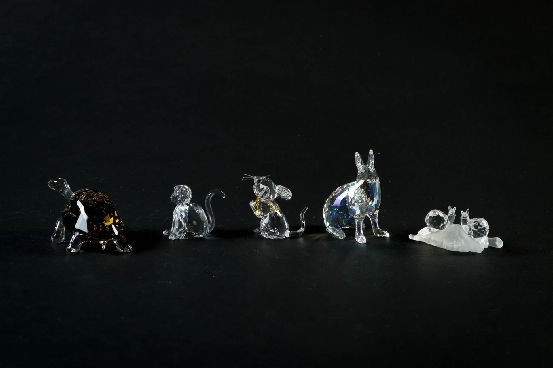 Swarovski, lot of various animals including a turtle and mouse. In original box. - Image 2 of 3