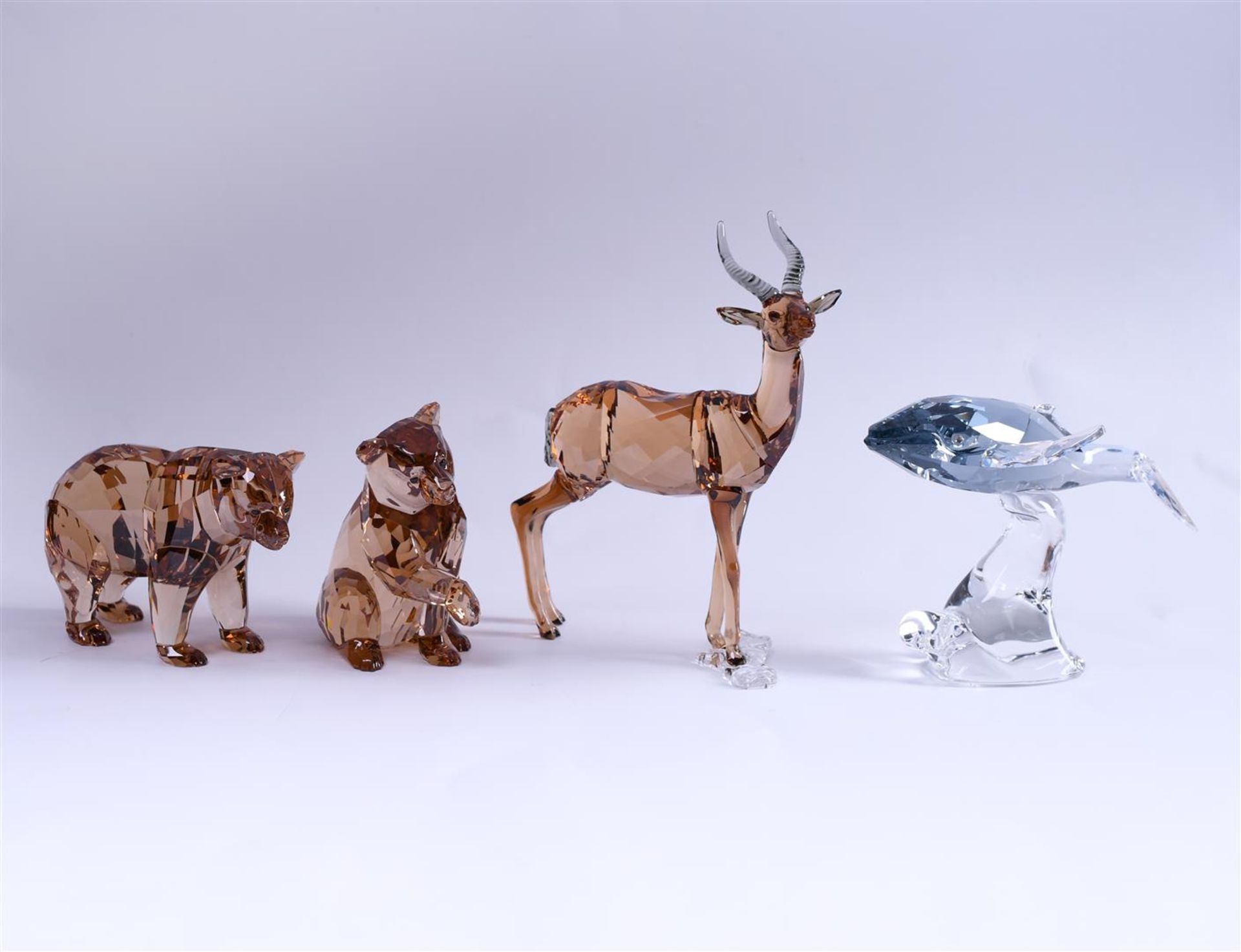 Swarovski, Young Whale 1096741, Young Bears 5236593 & Young gazelle 5301551. In original box. - Image 2 of 4