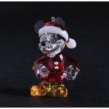 Swarovski Disney, Mickey Mouse Christmas Ornament, Year of release 2013, 5004690, Includes original 