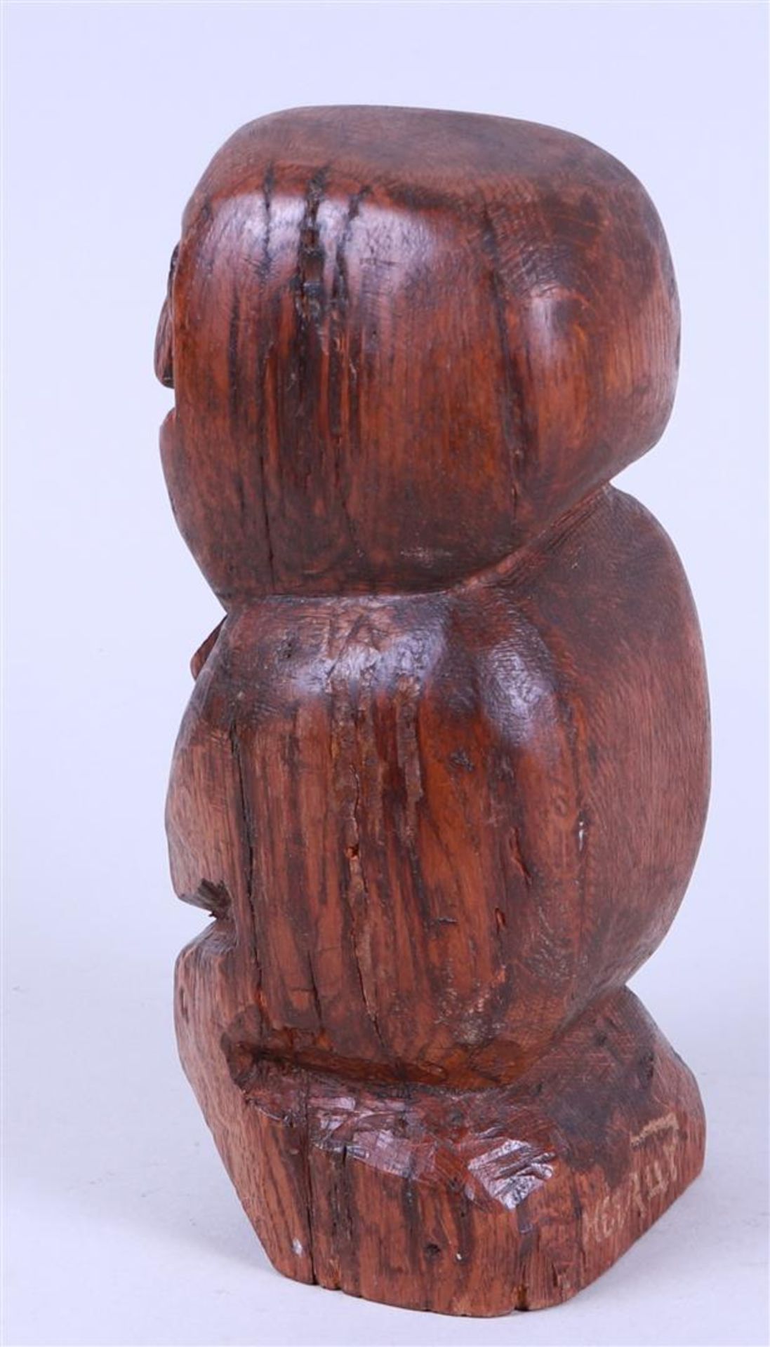 Possibly Henry Heerup (Frederiksberg 1907 - 1993 Vanl¿se), Totem, bears signature (in the foot), oak - Bild 2 aus 4