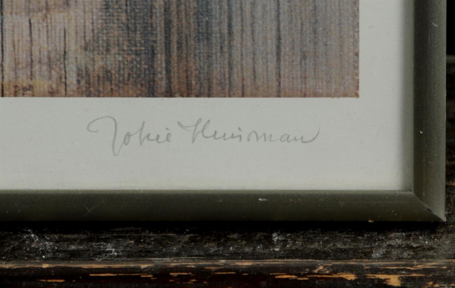 Jopie Huisman (1922 - 2000), House/Door with window declared uninhabitable, signed and dated '1984', - Image 4 of 4