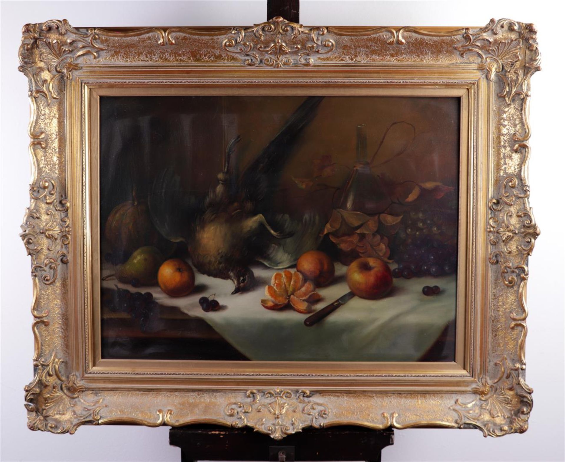 Dutch School, 20th century, Hunting still life, oil on canvas,
57 x 75 cm. - Image 2 of 3