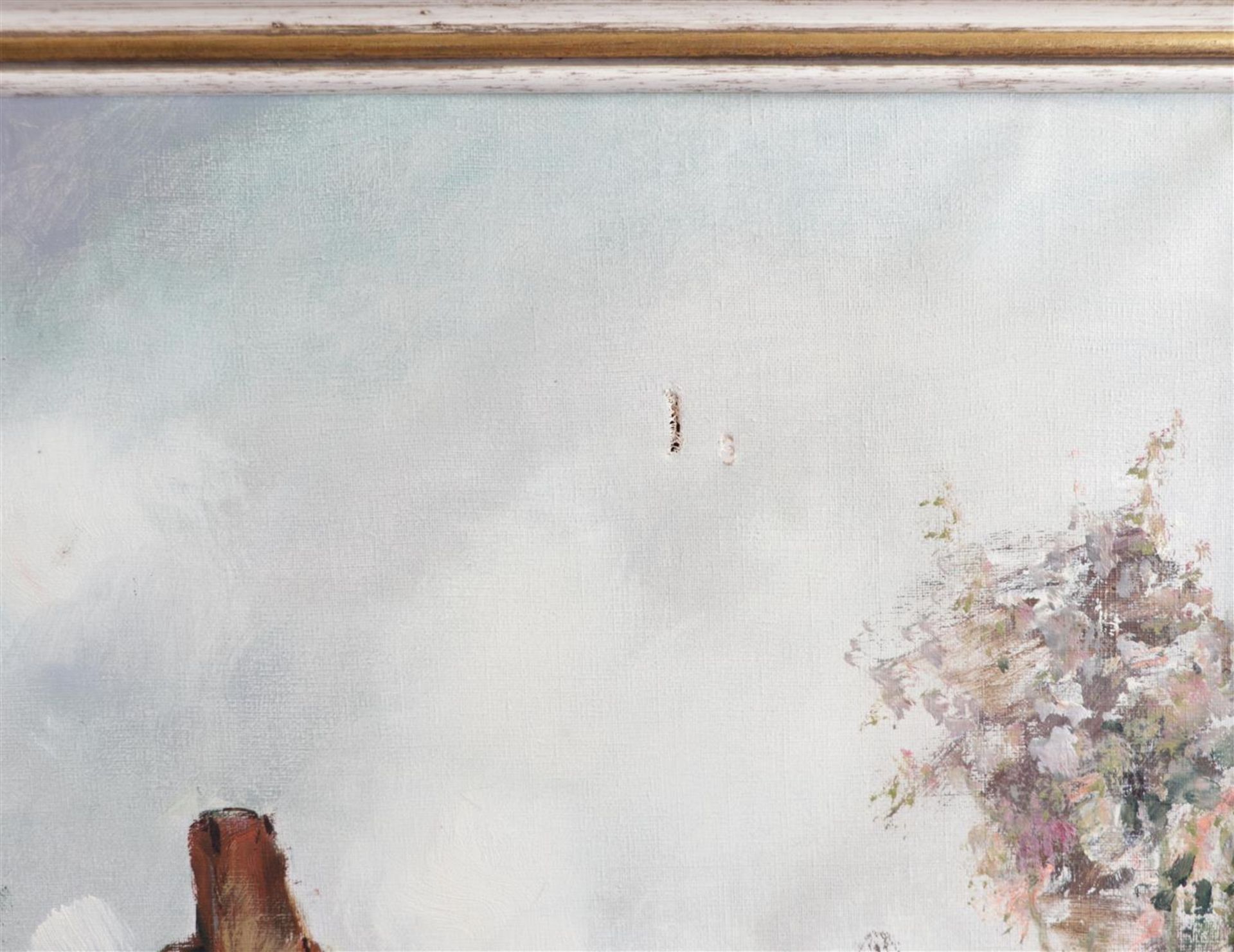 Henri Joseph Pauwels, Farm under a blossoming apple tree, signed (bottom right), oil on canvas,
60 x - Bild 4 aus 5