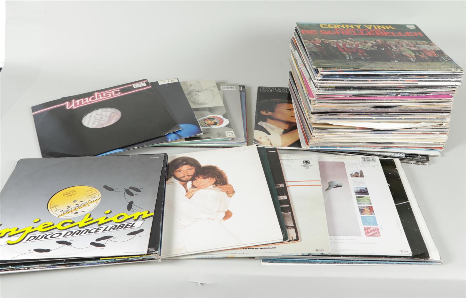 A lot of various LPs, mainly 80's.
