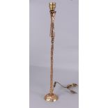 Pierre Casenove for Fondica, gold-plated lamp. Signed on the base.
H. 65 cm.