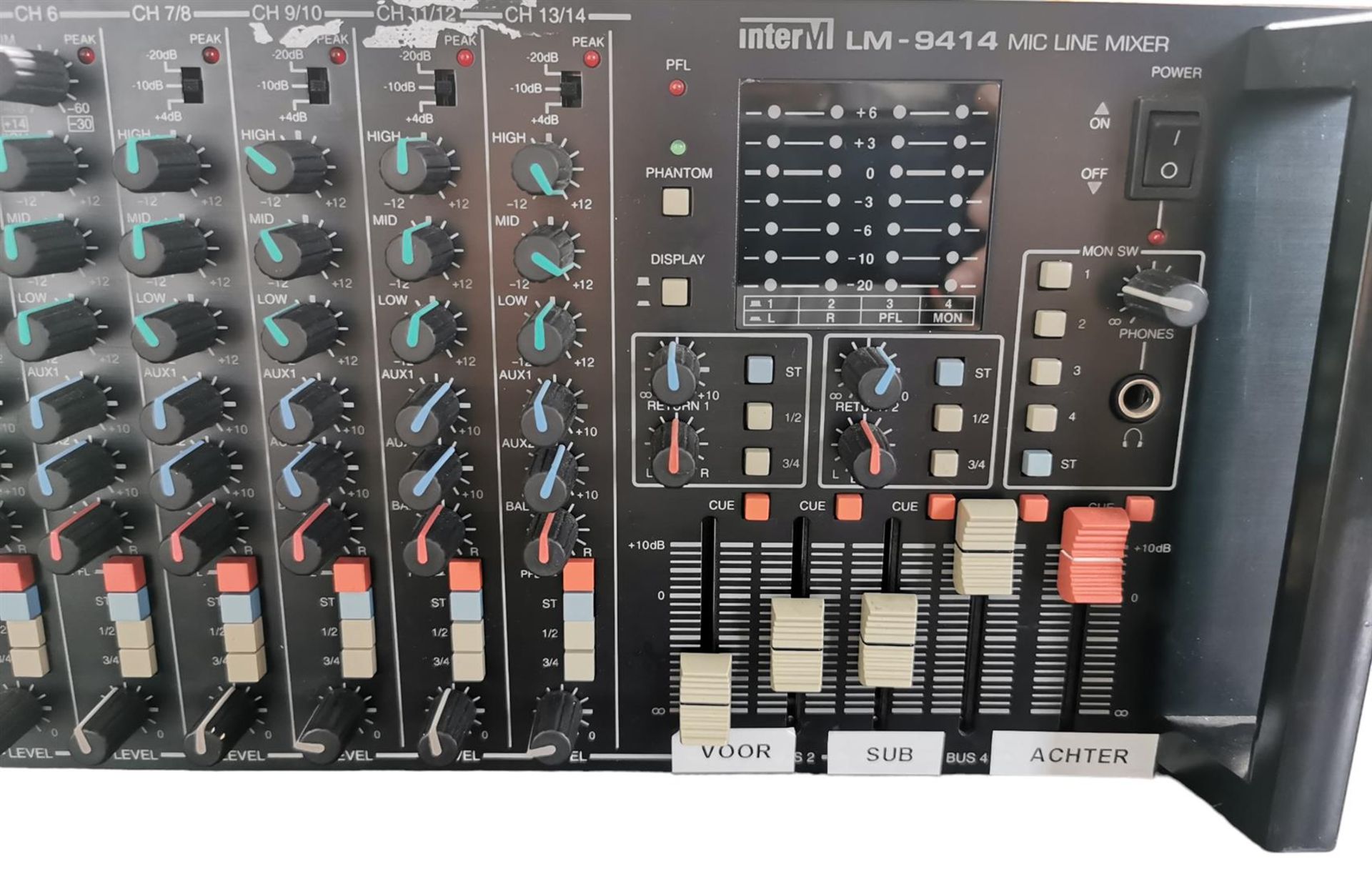 Inter M lm 9414 mixing console. - Bild 2 aus 3