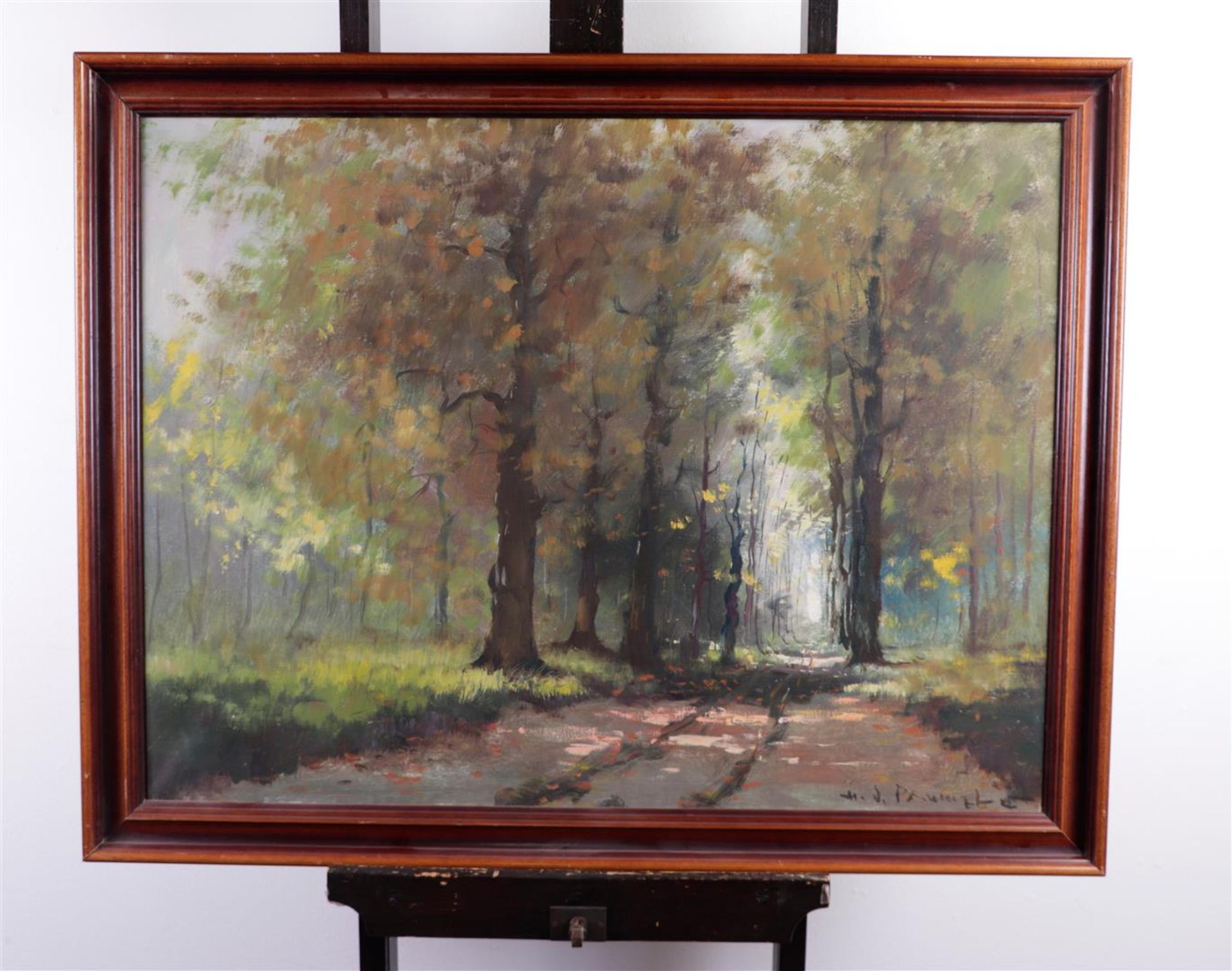 Henri Joseph Pauwels (1903 - 1983), Forrest lane, signed (lower right), oil on canvas,
65 x 85 cm. - Image 2 of 4