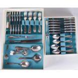 Nostalgic cutlery Zilfa Pleet Begeer Voorschoten (78-piece) - Silver plated in original box.