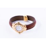 Gucci Cuff ladies watch.
The watch is equipped with a watch strap that is clamped around the wrist. 