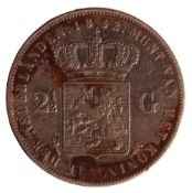 2½ Guilders - Willem III - 1852.