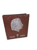 One album Guilders 1948 - 1980 King Juliana, including silver.
