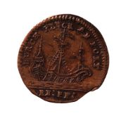 German gambling coin, made by Johan Christian Reich, 18th century.