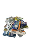 A lot of twenty various coin cards of 5 euros.