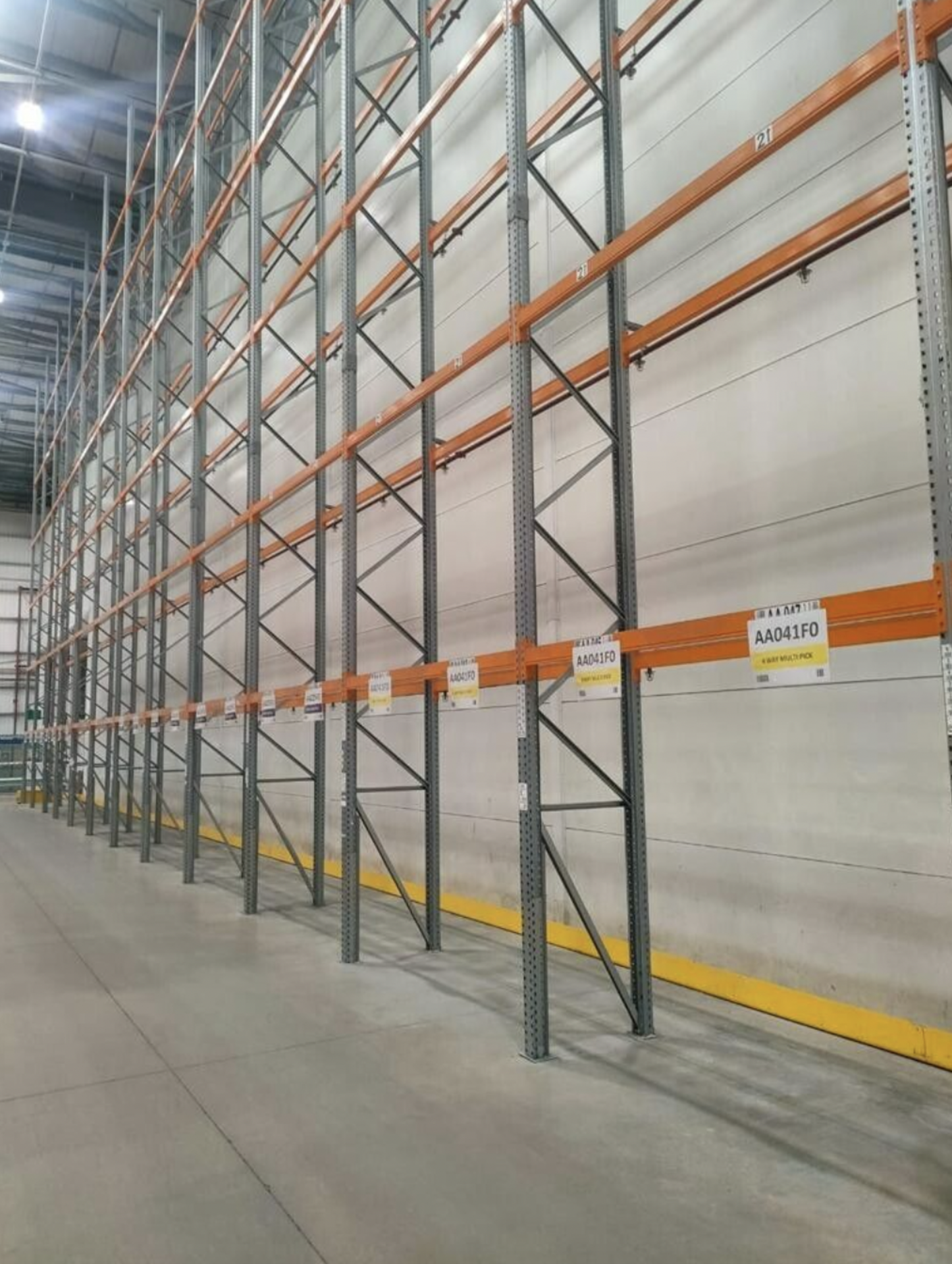 Pallet Racking - Job Lot - 50 Bays - 10 runs of 5 - 2000kg per level