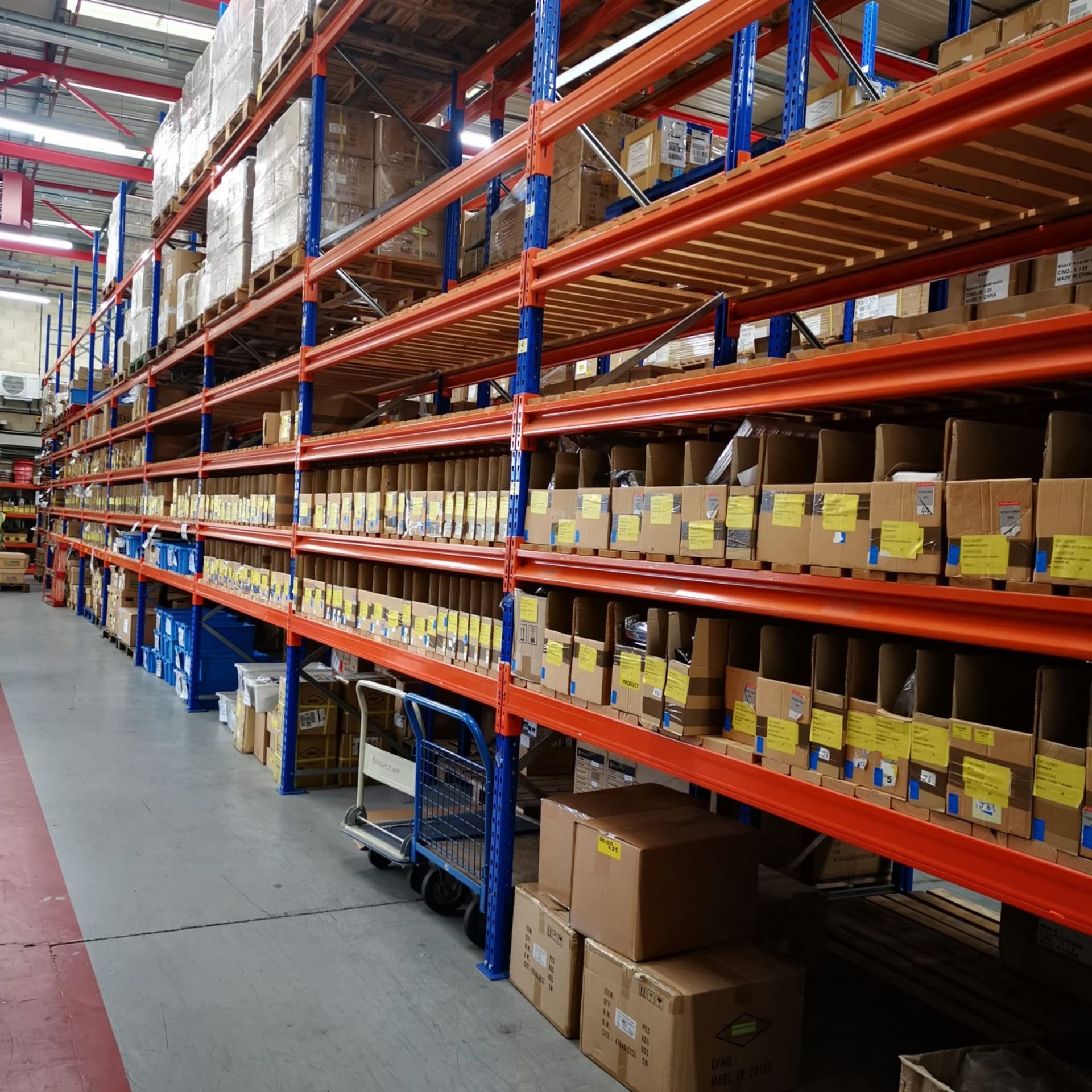 40 Bays of Boltless Industrial Pallet Racking