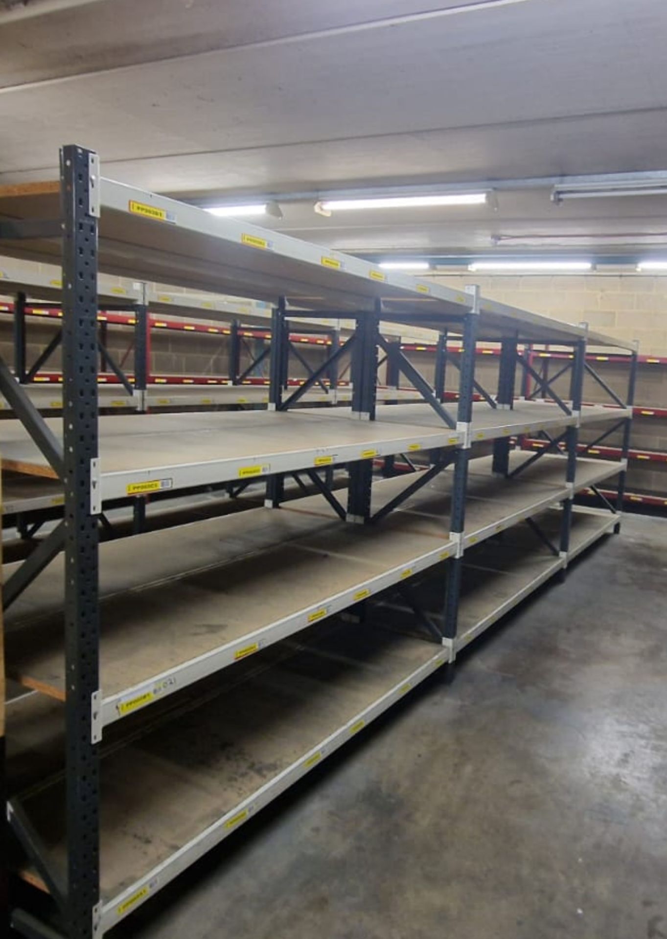 14 Bays of Longspan Shelving - 600mm depth