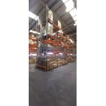 100 Bays of 3.3m 3000kg Per Level Pallet Racking