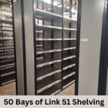 50 Bays of Link 51 Euro Shelving - 1.95m height
