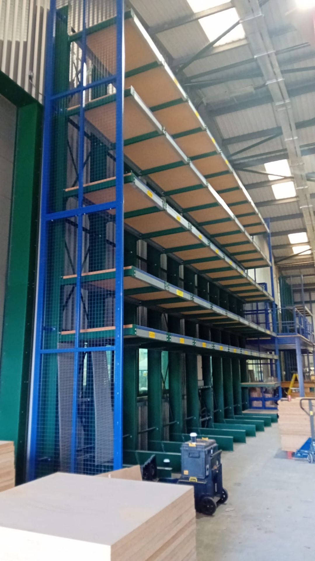Cantilever Racking - 8m Height - 1.2m Arms - 500kg per arm