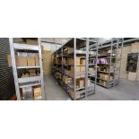 60 Bays of Galvanised Shelving