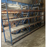 20 Bays of Longspan Shelving - Galvanised Shelves