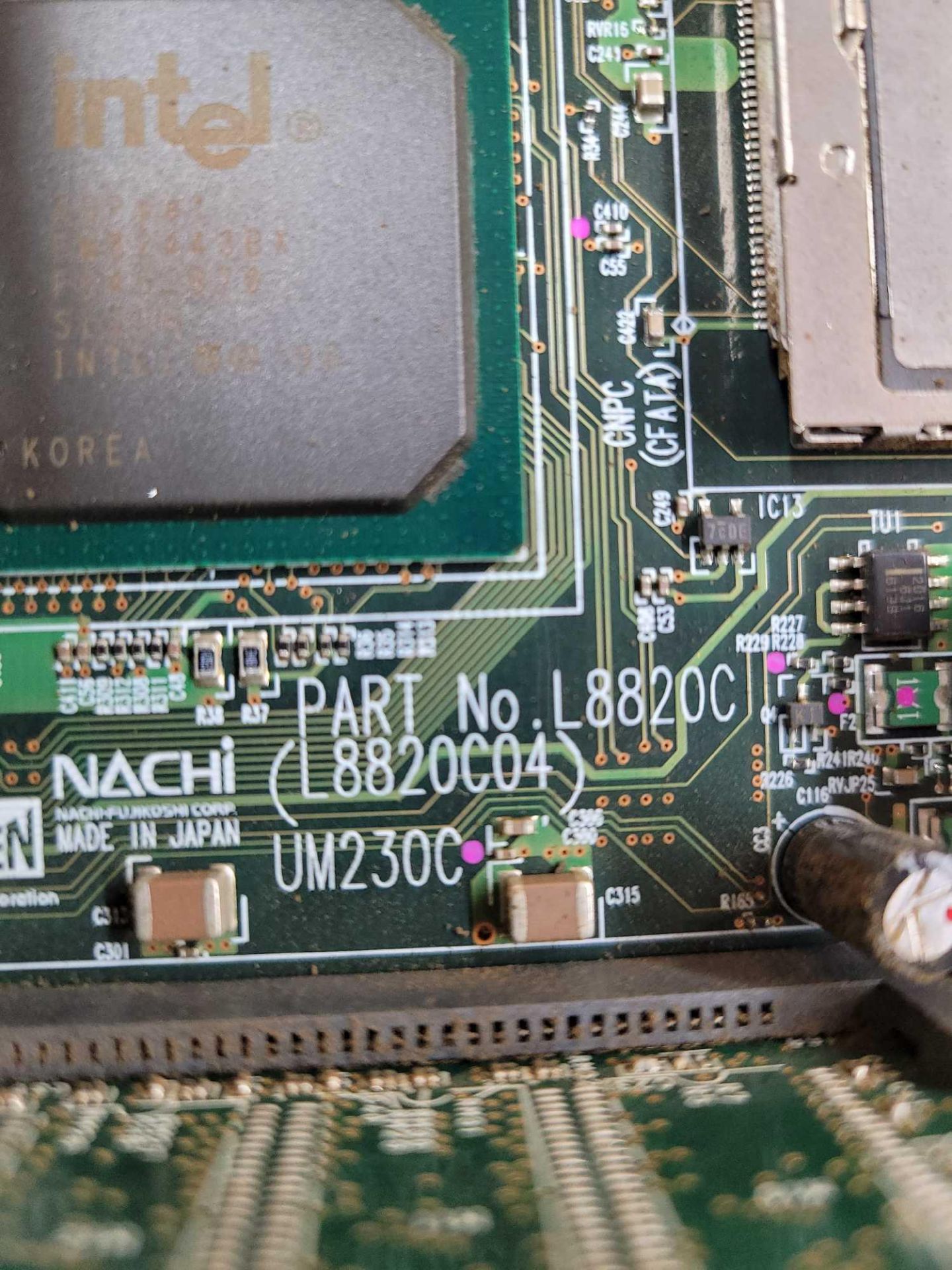 NACHI L8820C (L8820C04) / PCB Board Card - Image 2 of 5