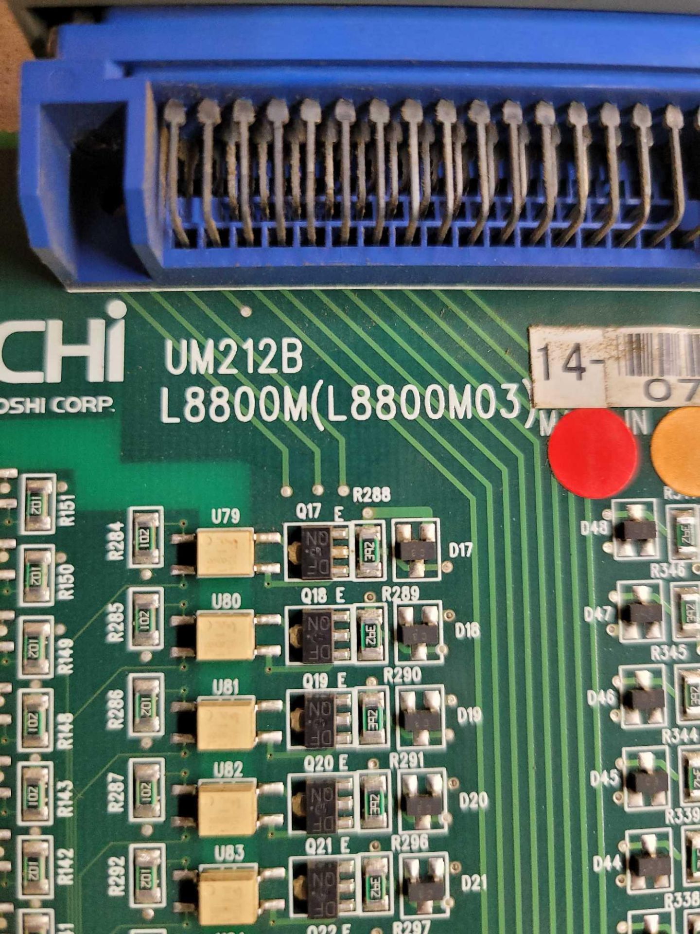 NACHI L8800M (L8800M03) / PCB Board Card - Image 2 of 4