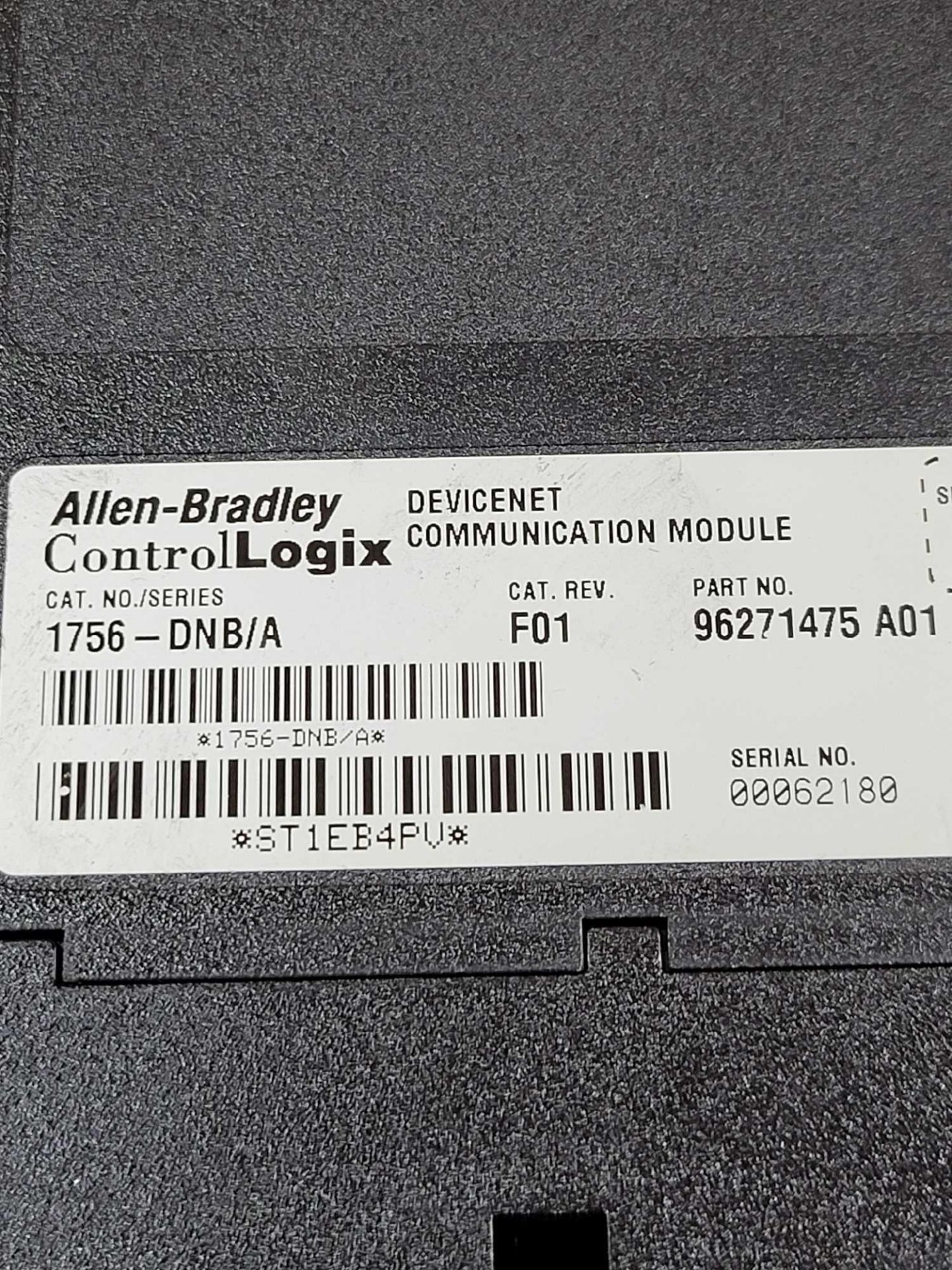 LOT OF 3 ALLEN BRADLEY 1756-DNB / Series A ControlLogix Devicenet Communication Module  /  Lot Weigh - Image 7 of 10