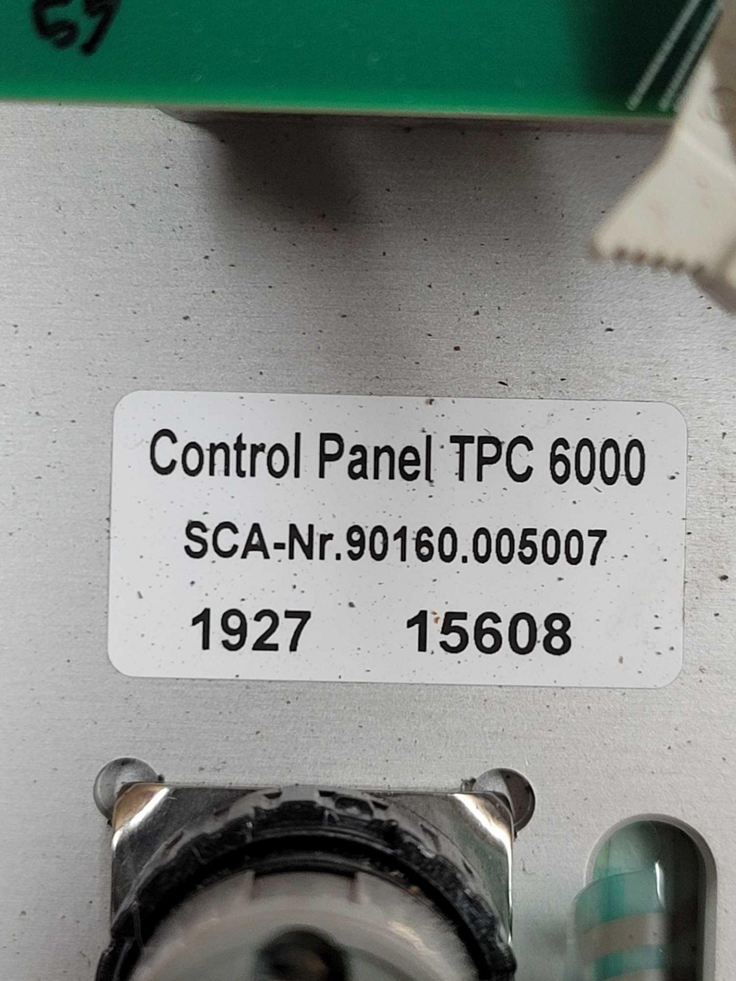 SCA TPC6000-05 90153.001050 / TPC 6000 Control Panel  /  Lot Weight: 1.6 lbs - Image 4 of 5