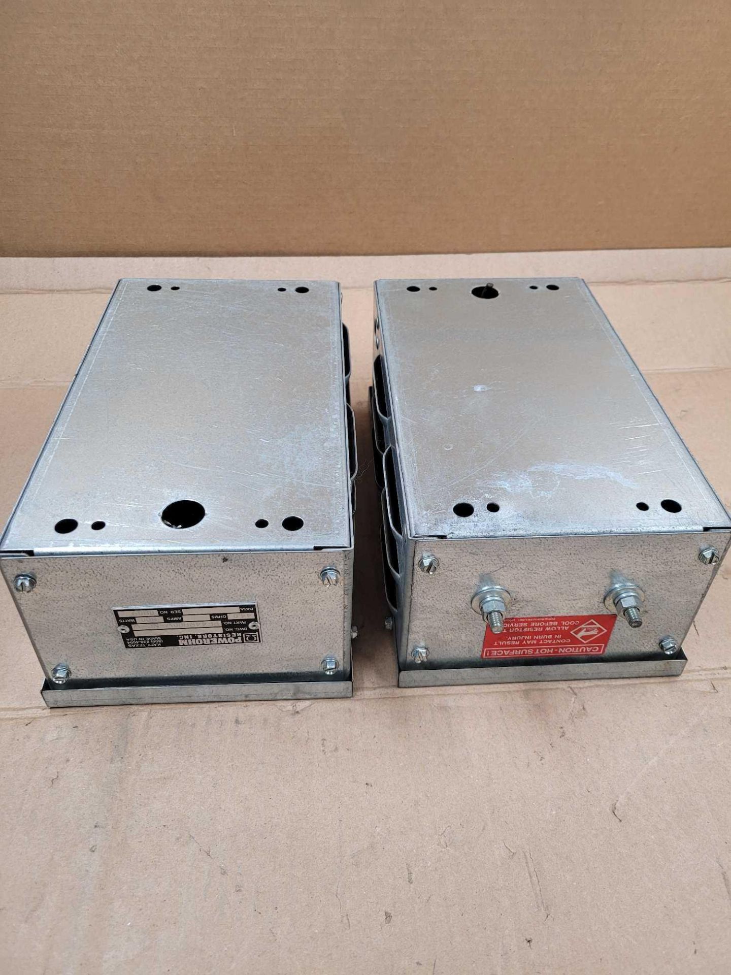 LOT OF 2 POWEROHM PF44R800W-NC-W / Braking Resistor  /  Lot Weight: 15.8 lbs - Image 4 of 4
