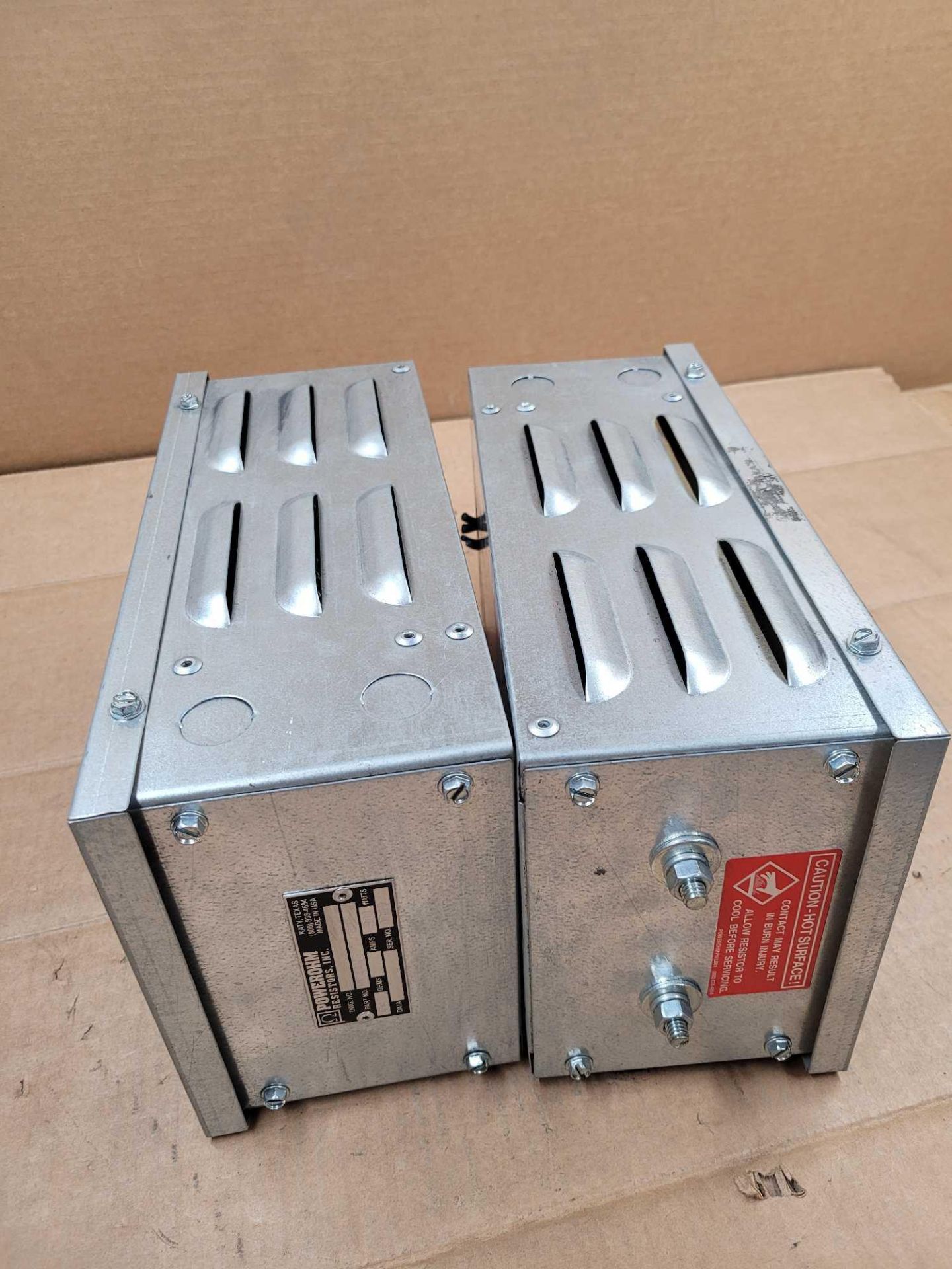 LOT OF 2 POWEROHM PF44R800W-NC-W / Braking Resistor  /  Lot Weight: 15.0 lbs - Image 3 of 5