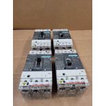 LOT OF 4 SIEMENS HDX3B100 / 100 Amp Circuit Breaker  /  Lot Weight: 19.0 lbs