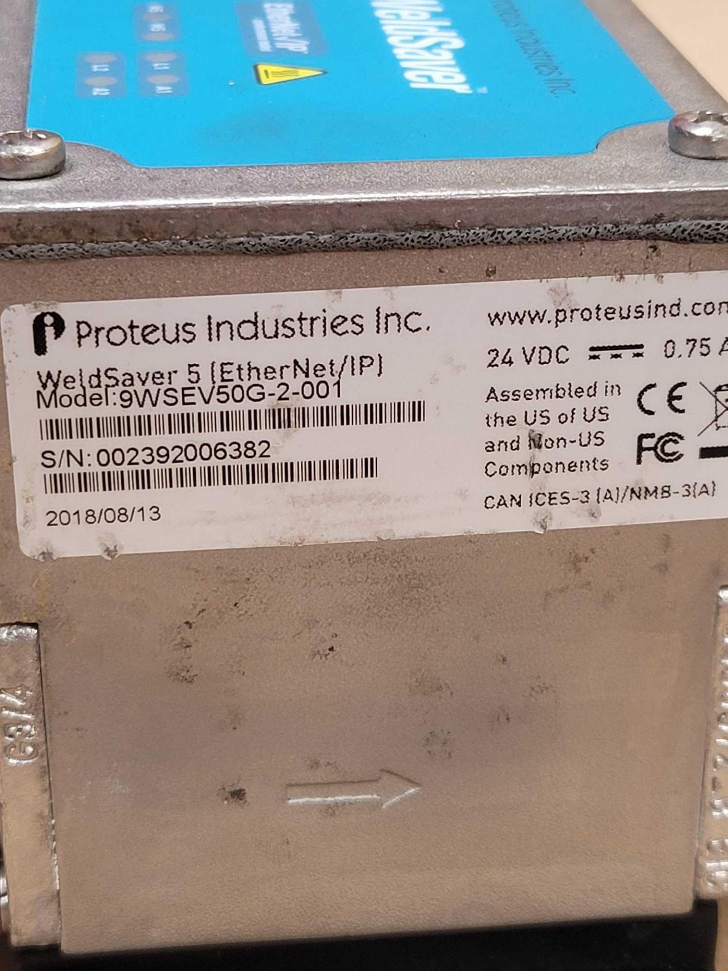 LOT OF 2 PROTEUS INDUSTRIES 9WSEV50G-2-001 with RAM 78000-001 and ASSURED AUTOMATION VNC20005-305.90 - Image 2 of 15