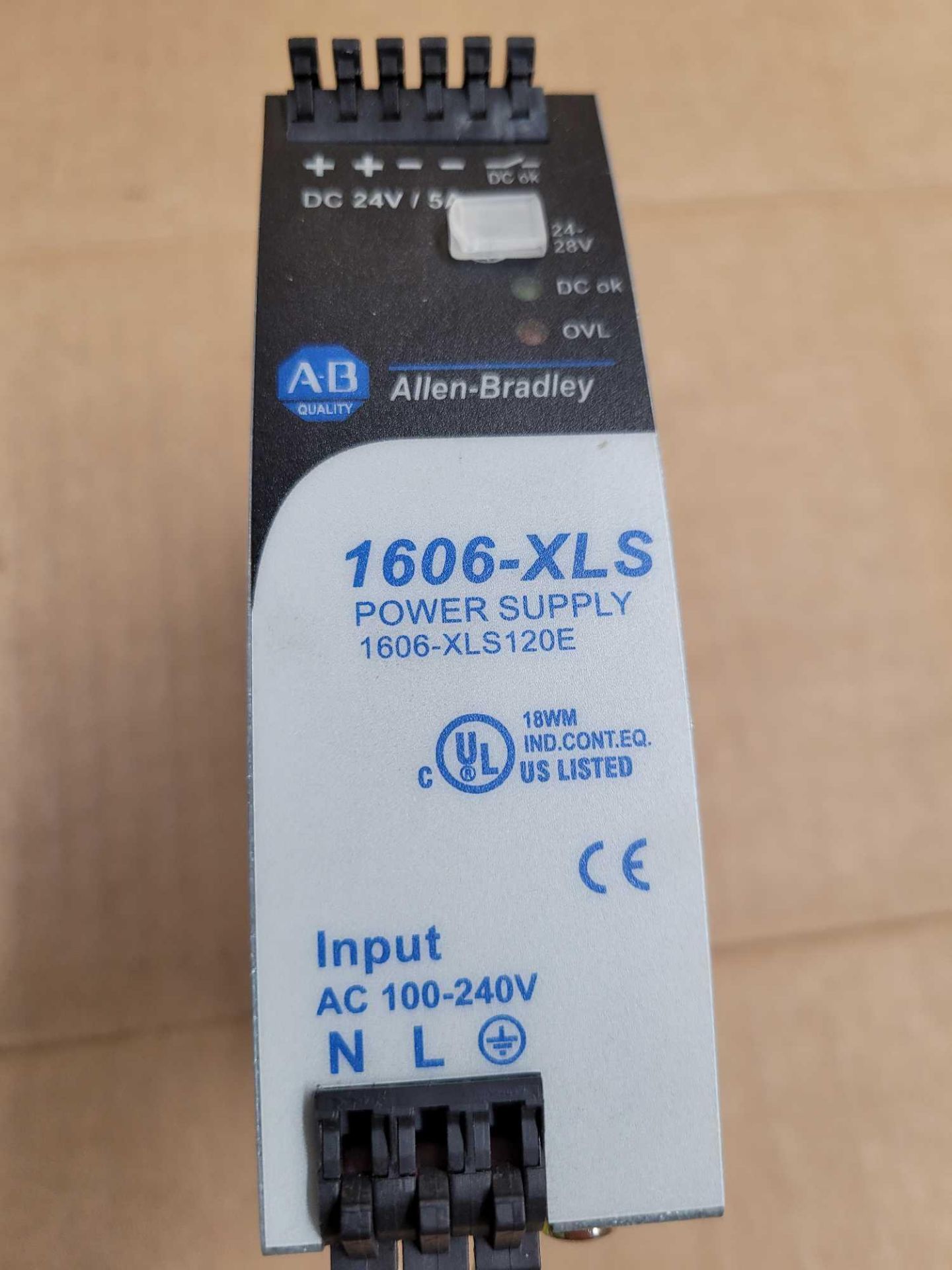 LOT OF 4 ALLEN BRADLEY 1606-XLS120E / Series A Power Supply  /  Lot Weight: 5.8 lbs - Image 5 of 6