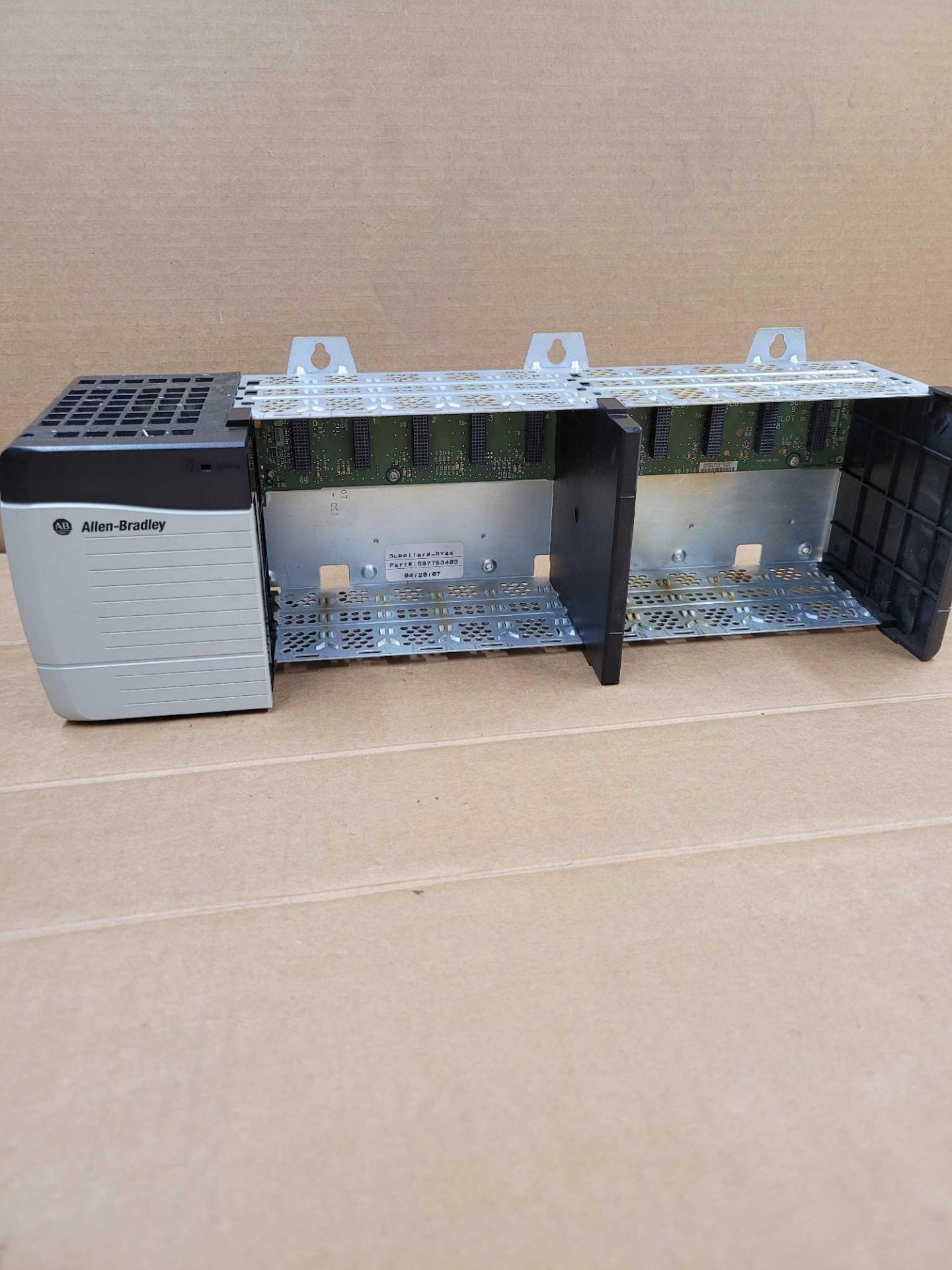 ALLEN BRADLEY 1756-PA75 with 1756-A10 / Series B ControlLogix Power Supply with Series B 10 Slot PLC