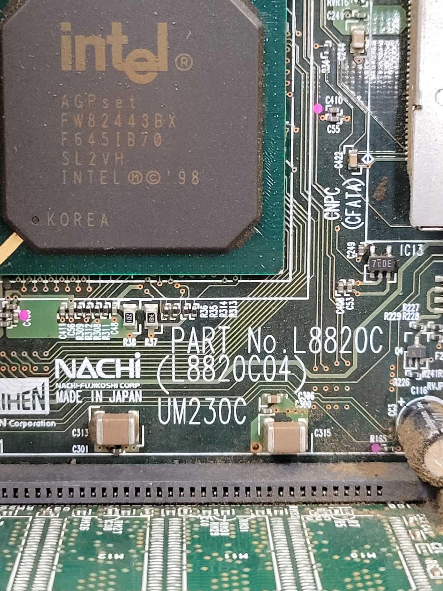 NACHI L8820C (L8820C04) / PCB Board Card  /  Lot Weight: 1.4 lbs - Image 4 of 5