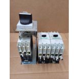 LOT OF 3 SIEMENS BREAKERS  /  (1) SIEMENS 3RV1742-5BD10 ; 15 Amp Circuit Breaker with Operating Mech