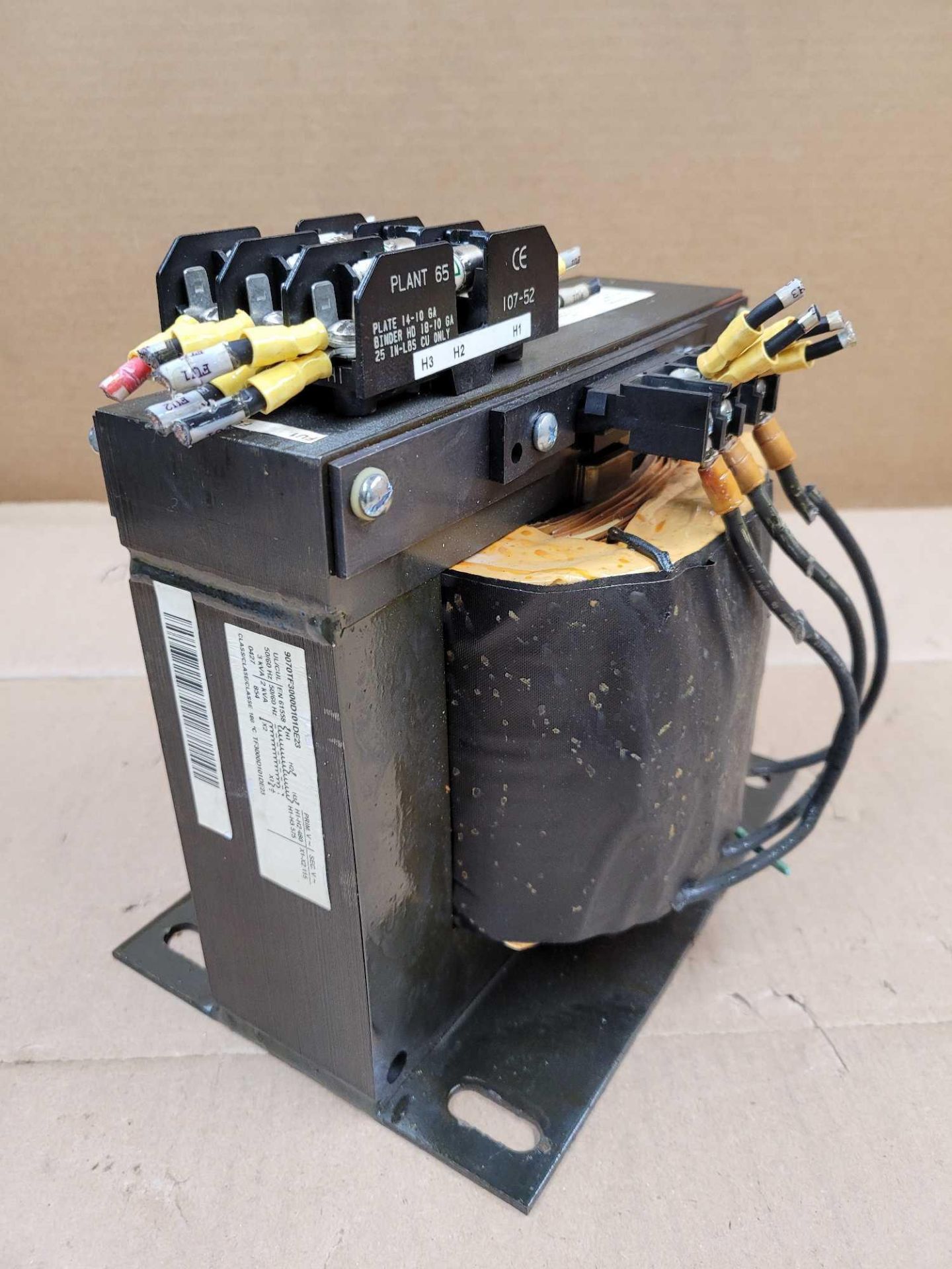 SQUARE D 9070TF3000D101DE23 / Industrial Control Transformer  /  Lot Weight: 60.2 lbs - Image 6 of 6