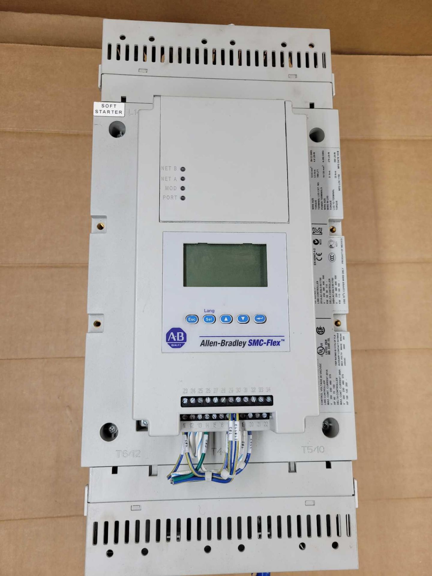 ALLEN BRADLEY 150-F201NBR / Series B SMC-Flex Smart Motor Controller  /  Lot Weight: 63.4 lbs - Image 2 of 8