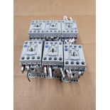 LOT OF 6 ALLEN BRADLEY 100-C09E*10 / Series A Contactor  /  Lot Weight: 5.2 lbs