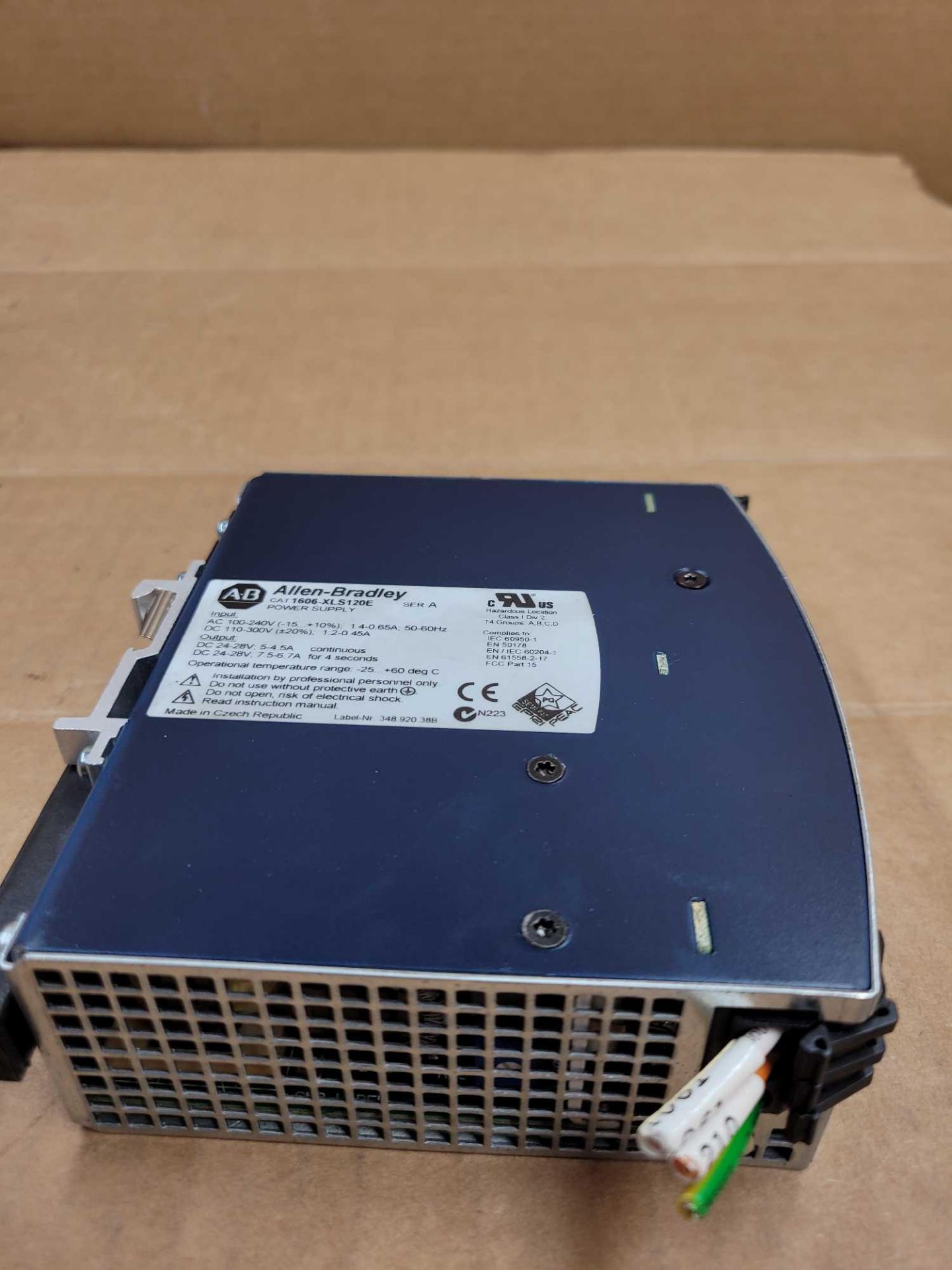 LOT OF 4 ALLEN BRADLEY 1606-XLS120E / Series A Power Supply  /  Lot Weight: 5.8 lbs - Bild 2 aus 6