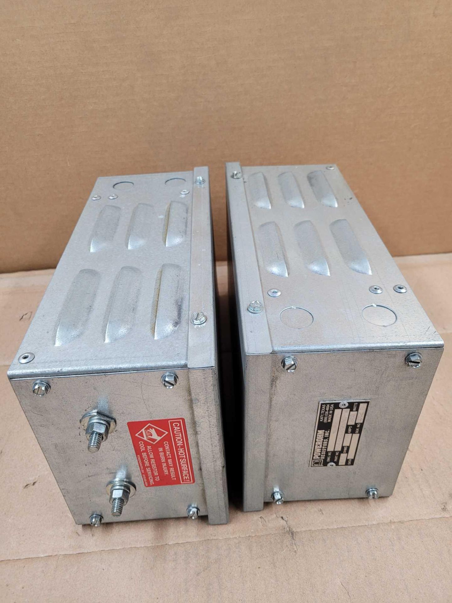 LOT OF 2 POWEROHM PF44R800W-NC-W / Braking Resistor  /  Lot Weight: 15.2 lbs - Image 5 of 5