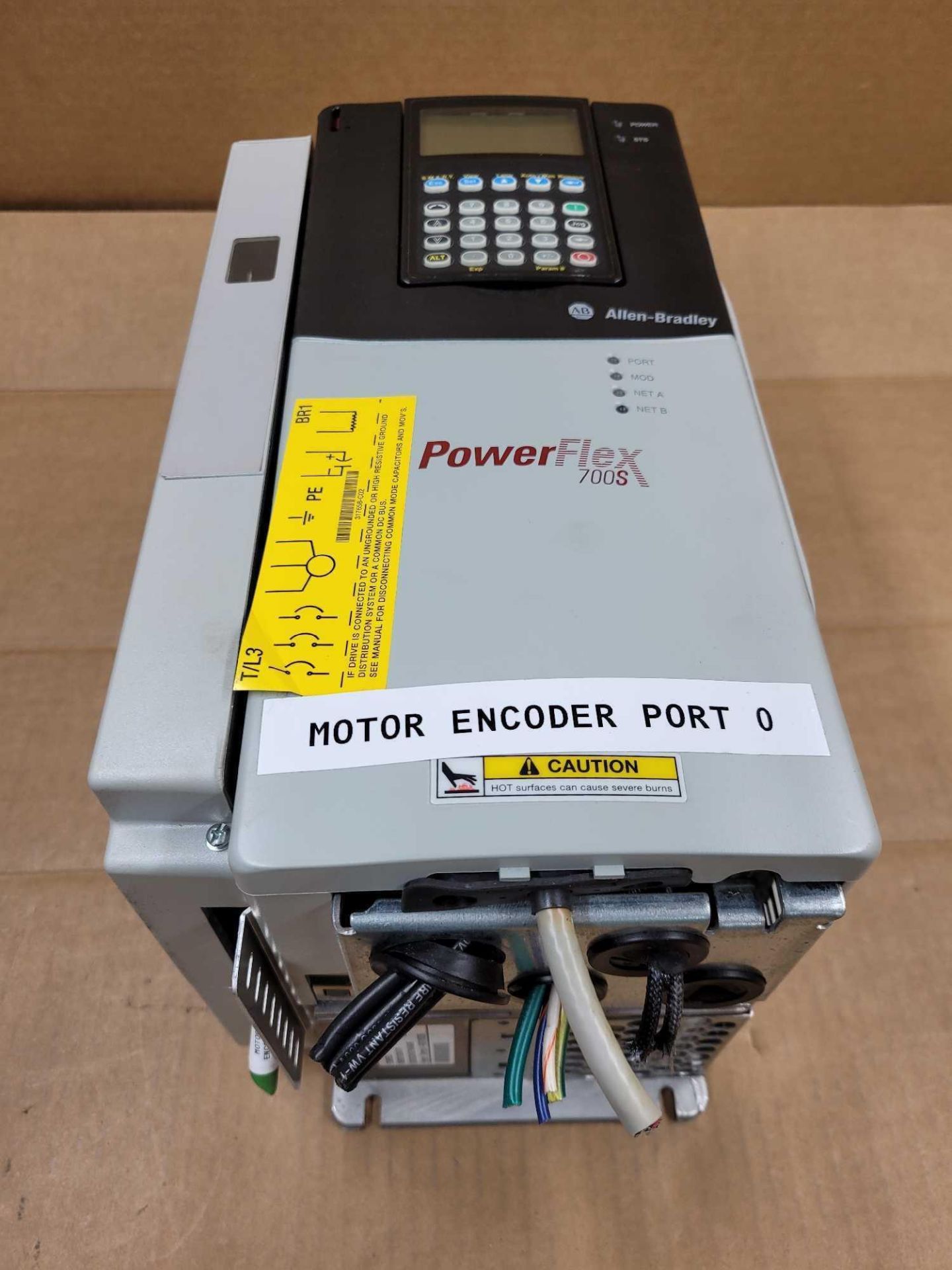 ALLEN BRADLEY 20DD022A0EYNANANE / Series A Powerflex 700S AC Drive  /  Lot Weight: 17.2 lbs