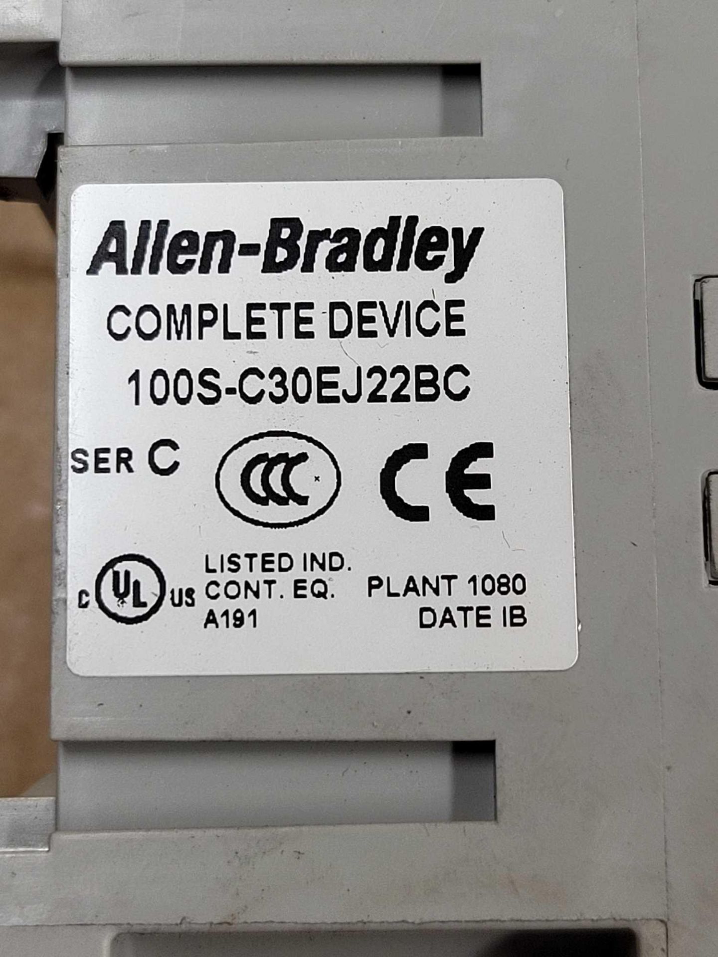 LOT OF 5 ALLEN BRADLEY 100S-C30EJ22BC / Series C Guardmaster Safety Contactor  /  Lot Weight: 6.2 lb - Image 2 of 7