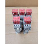 LOT OF 5 ALLEN BRADLEY 100S-C37DJ14BC / Series C Guardmaster Safety Contactor  /  Lot Weight: 10.6 l