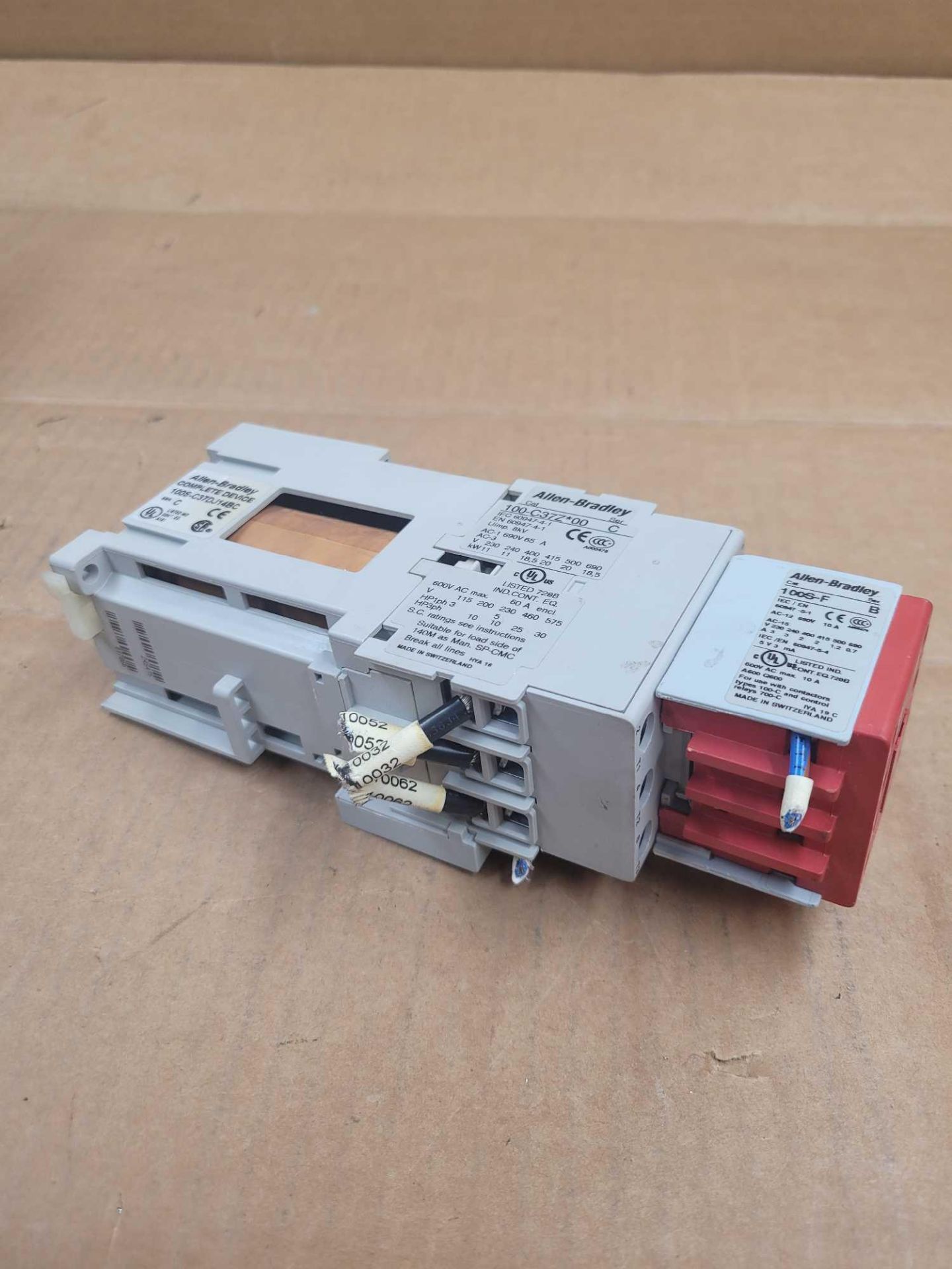 LOT OF 5 ALLEN BRADLEY 100S-C37DJ14BC / Series C Guardmaster Safety Contactor  /  Lot Weight: 10.6 l - Image 3 of 7