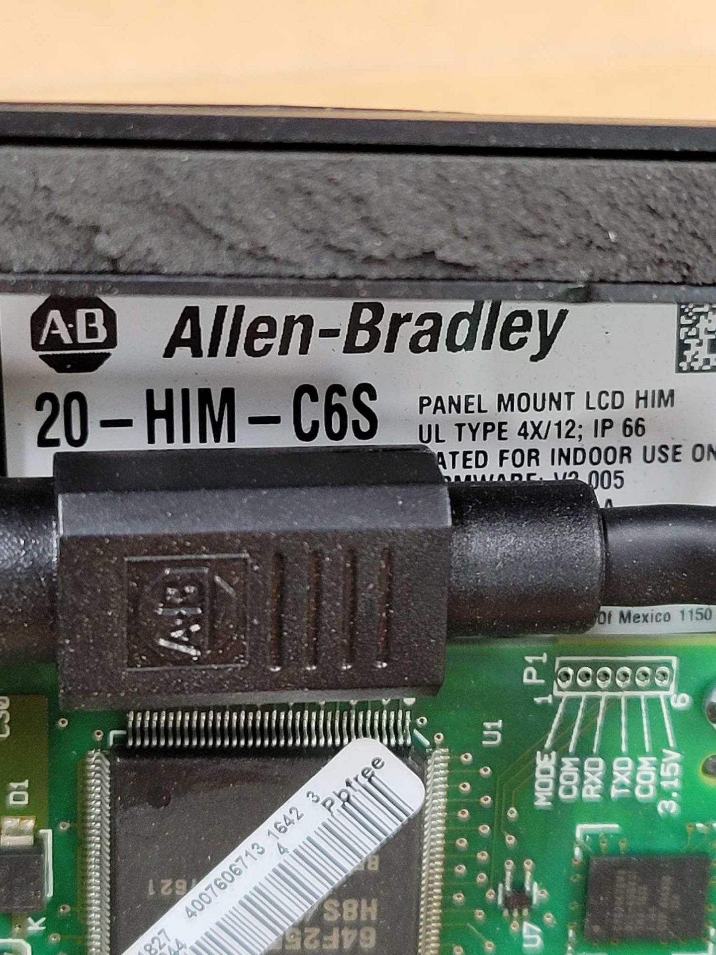 ALLEN BRADLEY 20-HIM-C6S / Series A Panel Mount LCD HIM  /  Lot Weight: 0.4 lbs - Image 3 of 5