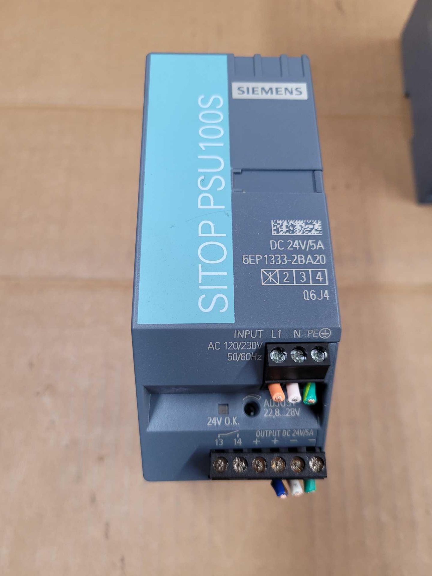 LOT OF 2 SIEMENS 6EP1333-2BA20 / Sitop PSU100S Power Supply  /  Lot Weight: 1.8 lbs - Image 2 of 5