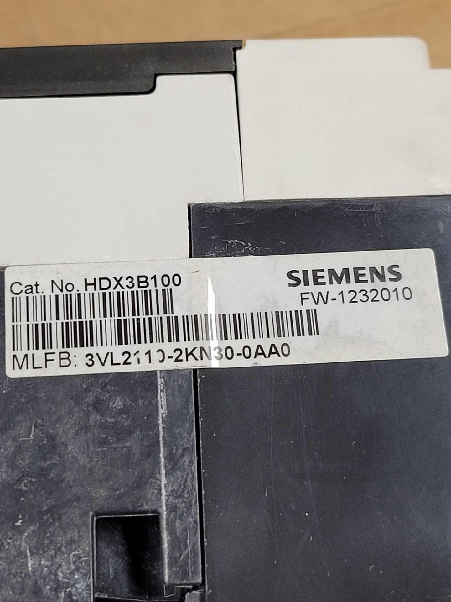 LOT OF 4 SIEMENS HDX3B100 / 100 Amp Circuit Breaker  /  Lot Weight: 19.6 lbs - Bild 6 aus 7